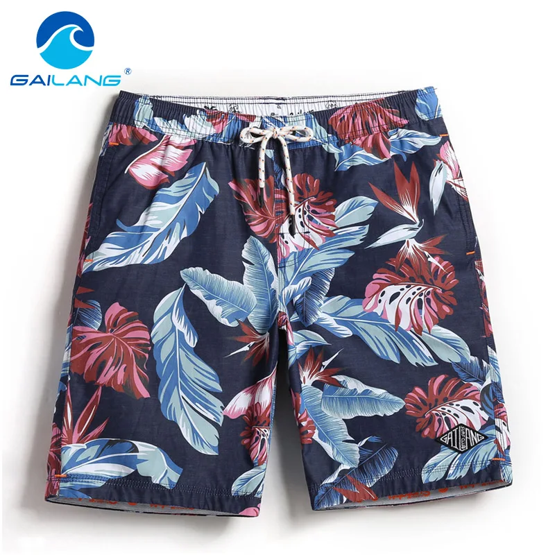 Gailang Brand Mens Casual Shorts Summer Beach Swimwear Boxer Trunks Men Boardshorts 2018 Quick Dry Swimsuits Man Jogger Shorts