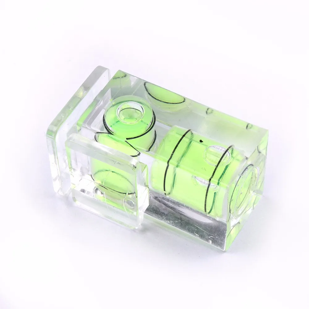 1PC Green One/Two/Three-Dimensional Bubble Spirit Level for Camera Level Adapter For Cameras Measuring Insturments Tools