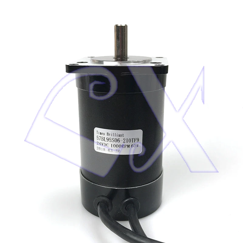 

Freeshipping 57 DC brushless motor 1000rpm DC24V 0.6N.M 57BL95S06-210TF9 DC motor Motor length 95mm