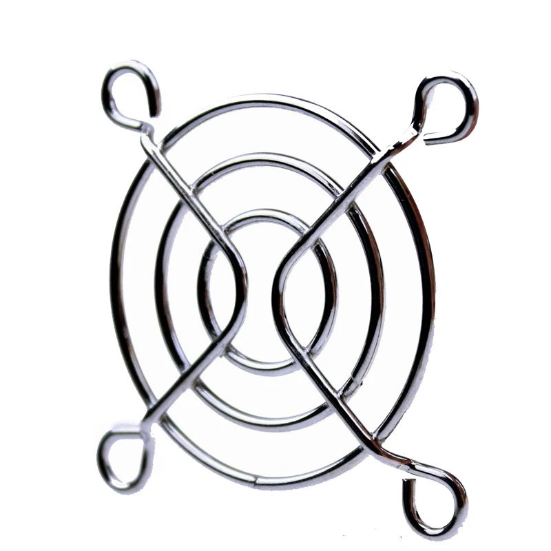 Protecteur de grille de ventilateur, 100 pièces, 50mm, couvercle de doigt en métal pour ventilateur de refroidissement 5cm