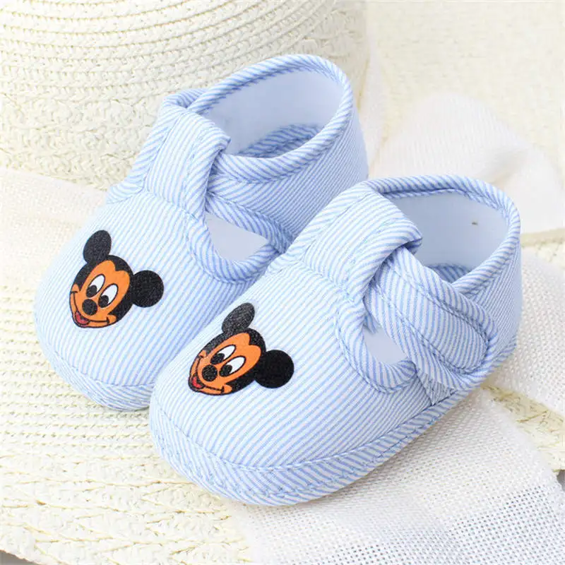 New Disney spring and autumn anti-skid Baby Toddler Shoes Cartoon Mickey Baby Shoes