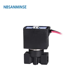 SMLC5 SMLC6 Water Dispenser Plastic Solenoid Valve Normally Closed 2 Way 1/8 1/4 Pneumatic Solenoid Valve NBSANMINSE