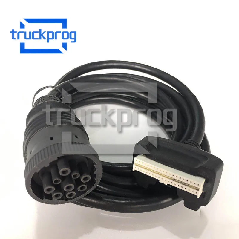 for-VOLVO VCADS 88890304 9 pin Diagnostic Cable for-Volvo vcads interface 88890020/88890180 Truck Excavator Diagnostic Tool