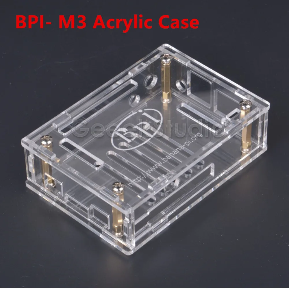 

Transparent Acrylic Case Cover Shell Protective Enclosure Box for BPI-M3 Banana Pi M3
