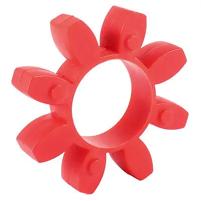 1pc Outer Dia. 40mm/55mm/65mm/80mm/95mm/105mm/120mm/135mm PU Coupling Shaft Center Spider Coupler Damper Red