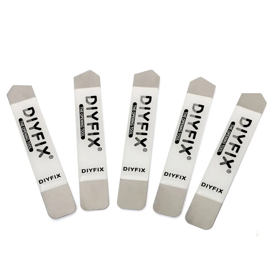 DIYFIX 5 قطعة الفولاذ المقاوم للصدأ شفرة لينة رقيقة حدق Spudger الهاتف اللوحي شاشة بطارية افتتاح أدوات ل فون باد سامسونج فتاحة