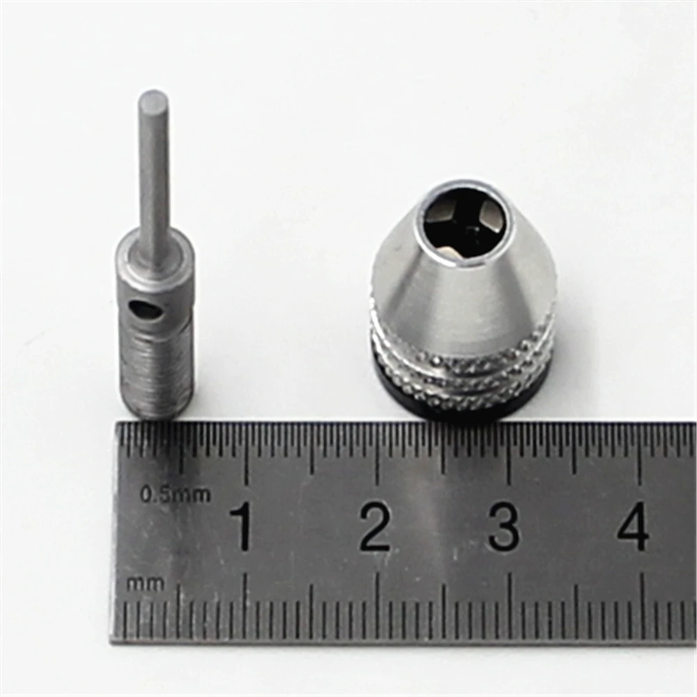 Mini moedor elétrico, haste de 0.3-3.4mm, ferramenta elétrica portátil, furadeira sem chave, chucks, 2.35mm, 1 peça