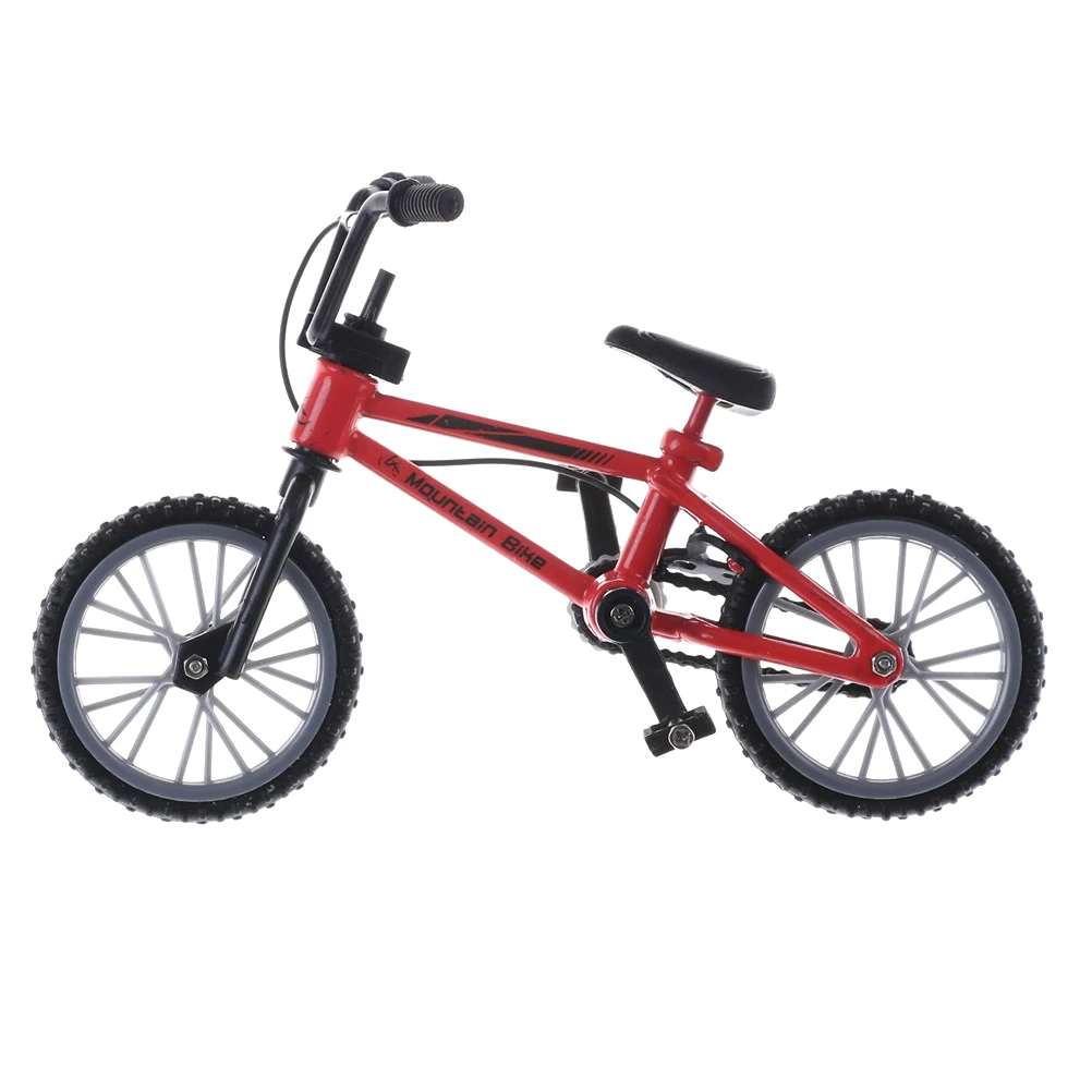 Cute Mini Finger Bmx Toys Mountain Bike BMX Fixie Bicycle Finger Scooter Toy Creative Game Suit Children Grownup 3 Colors