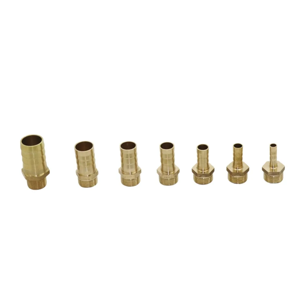 

Brass Pipe Fitting 6/8/10/12/14/16/19mm Pagoda Connector with 3/8" BSP Female thread Connector Water Hose Joint 2 Pcs