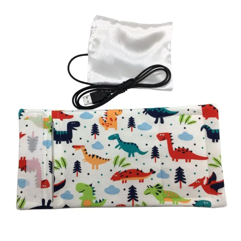 Calentador de agua y leche USB para cochecito de viaje, bolsa con aislamiento, calentador de biberones para lactancia de bebé