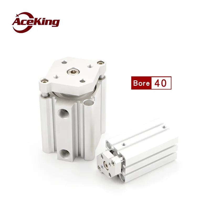 

Thin three-bar cylinder with guide rod CDQMB40 cqmb40-5/10/15/20/25/30/35/40/50/75/100 with magnetic attachment CDQMB40-50