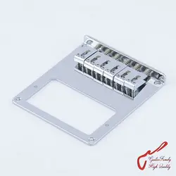 1 Set GuitarFamily  Humbucker Pickup  Fixed Electric Guitar Bridge  Chrome   ( #0459 ) MADE IN KOREA