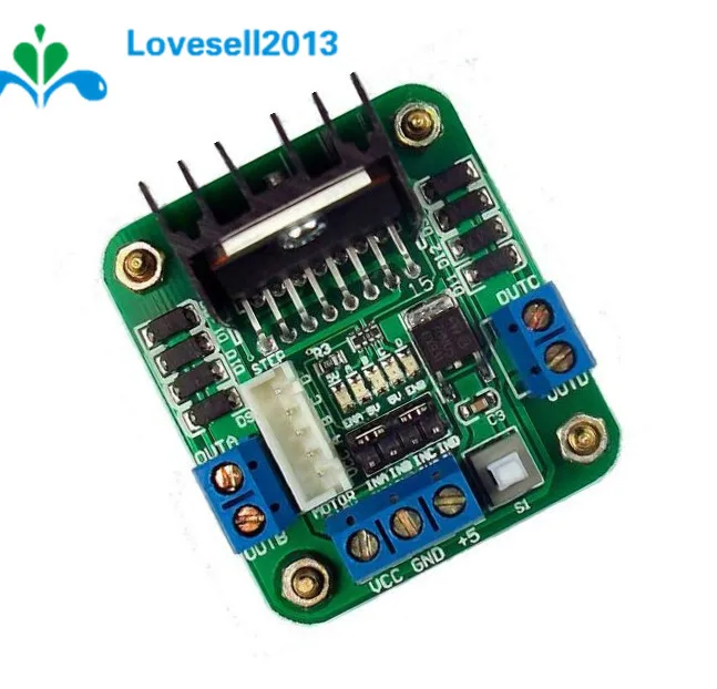 

Новый модуль платы контроллера привода L298N Dual H Bridge DC Stepper Motor L298N