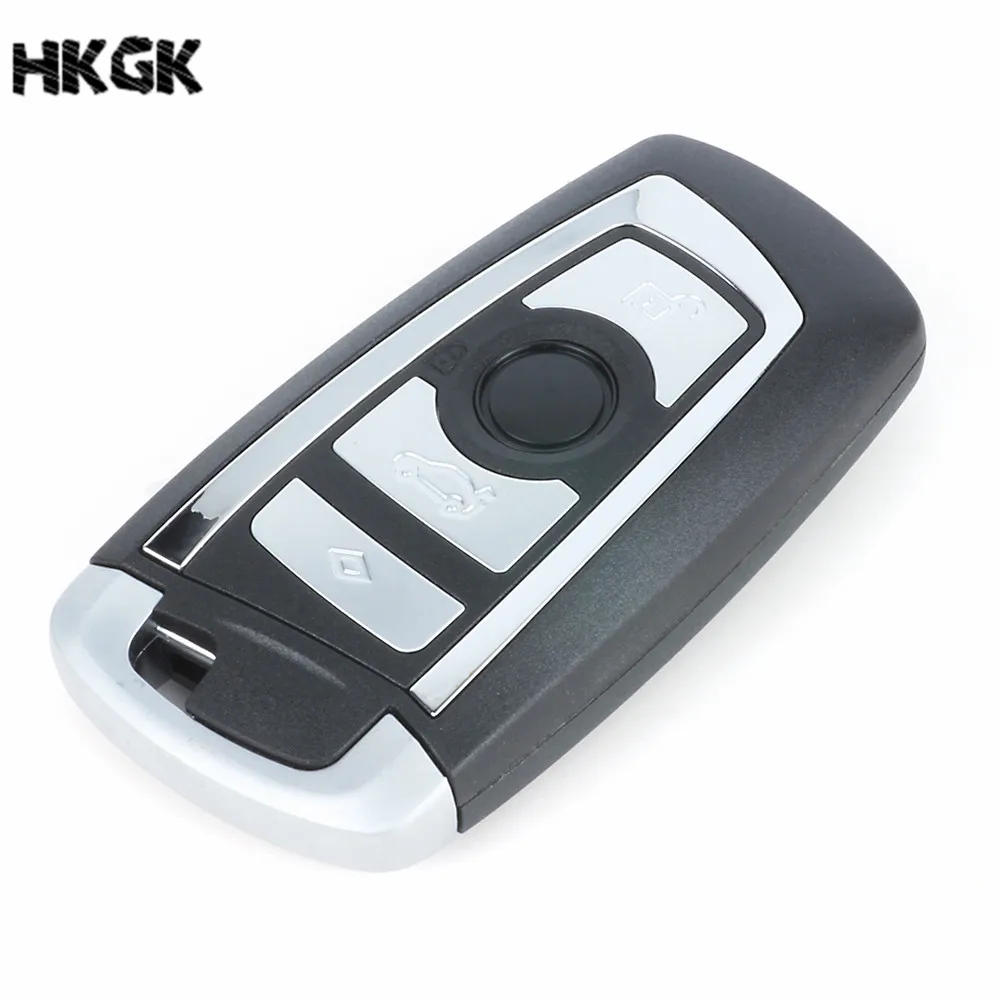 

4 Buttons Smart Remote Key Case Shell For BMW F CAS4 5 Series 7 Series X5 X6 F20 Smart Key Case Cover With Key Blade