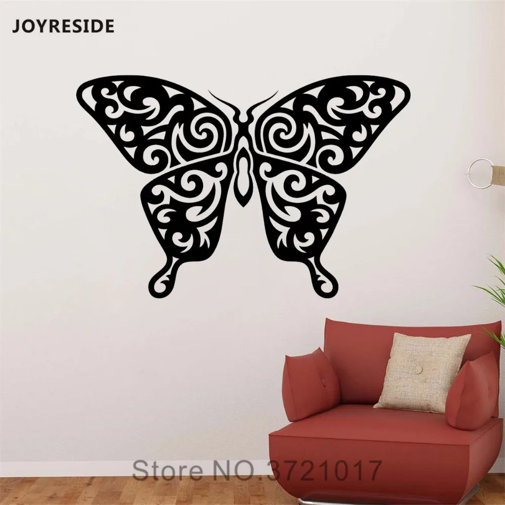 JOYRESIDE Butterfly Wall Animal Decals Vinyl Sticker Home Interior Design Kids Room Living Room DecorDecorations Art Mural A1614