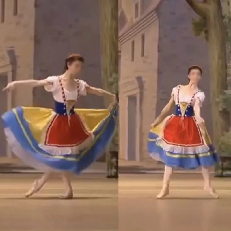 Tự Làm Biến Thể Coppelia Ba Lê, Áo Xù Nhảy Đầm Giselle Váy Múa Váy Đầm Cho Univeral Ba Lê Competion