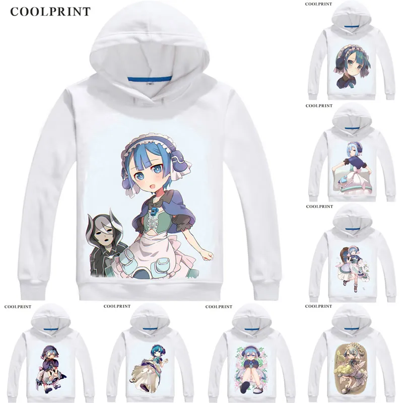 Coolprint Ouzen Mitty Maruruk Mens Hoodies Made in Abyss Meido in Abisu Men Sweatshirt Streetwear Anime Hoodie Print Long Hooded