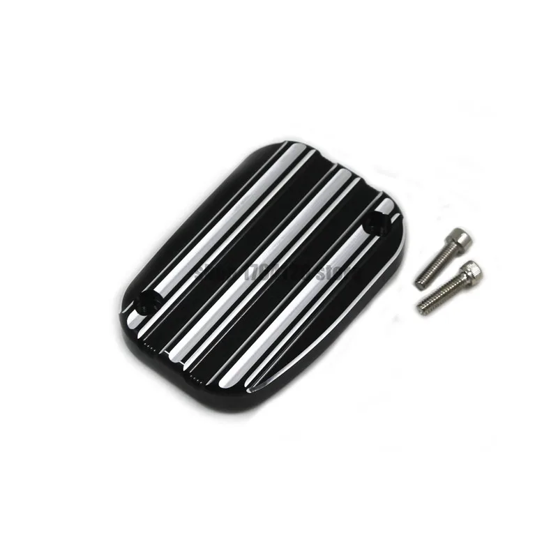 Motorcycle CNC Front Brake Reservoir Master Cylinder Cover Aluminium For Harley Touring Road Glide Electra Glide Road King Model