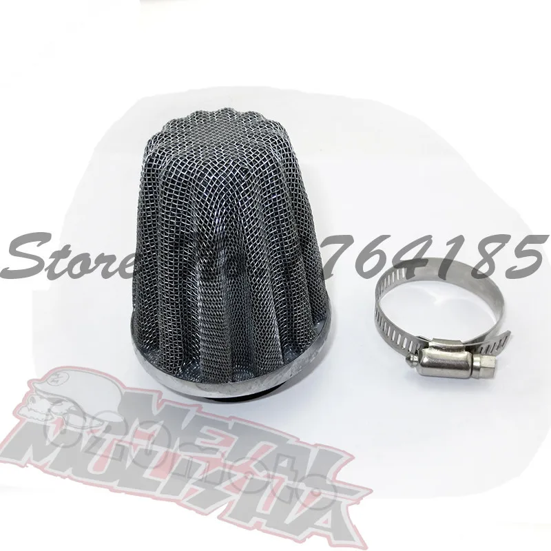 42mm Stainless Steel Pod Air Filter Fit To Pit Bike ATV Quad Between 50cc to 125cc Pit Bike Motorcross