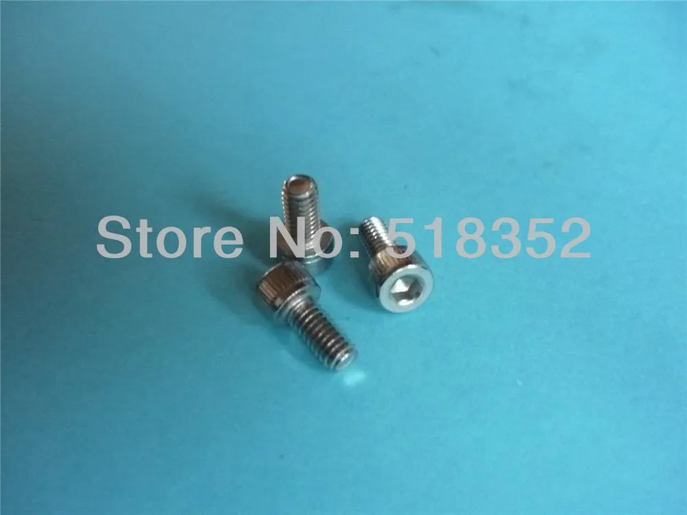 

M4 x 6/ 8/ 10/ 12mm DOUBLE SHENG 304 Stainless Steel Screw with Cylinder Head Inner Hexagon for EDM Machine Accessaries