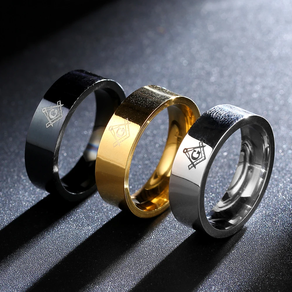 6mm wide Classics Stainless Steel Ring For Men Women