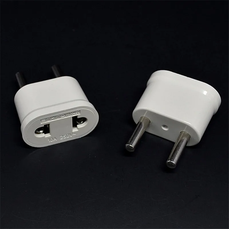 White US USA To European Power Adapters AC Power Travel Plug Converter Connector Plug and Socket Wall Charager