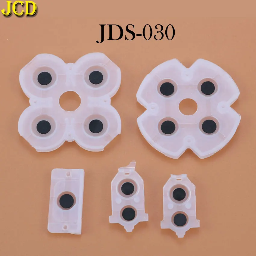 Jcd ปุ่มกาวนำสื่อนำไฟฟ้าทำจากซิลิโคน JDS-030 JDS-010 JDS-001สำหรับตัวควบคุม PS4 1ชุด