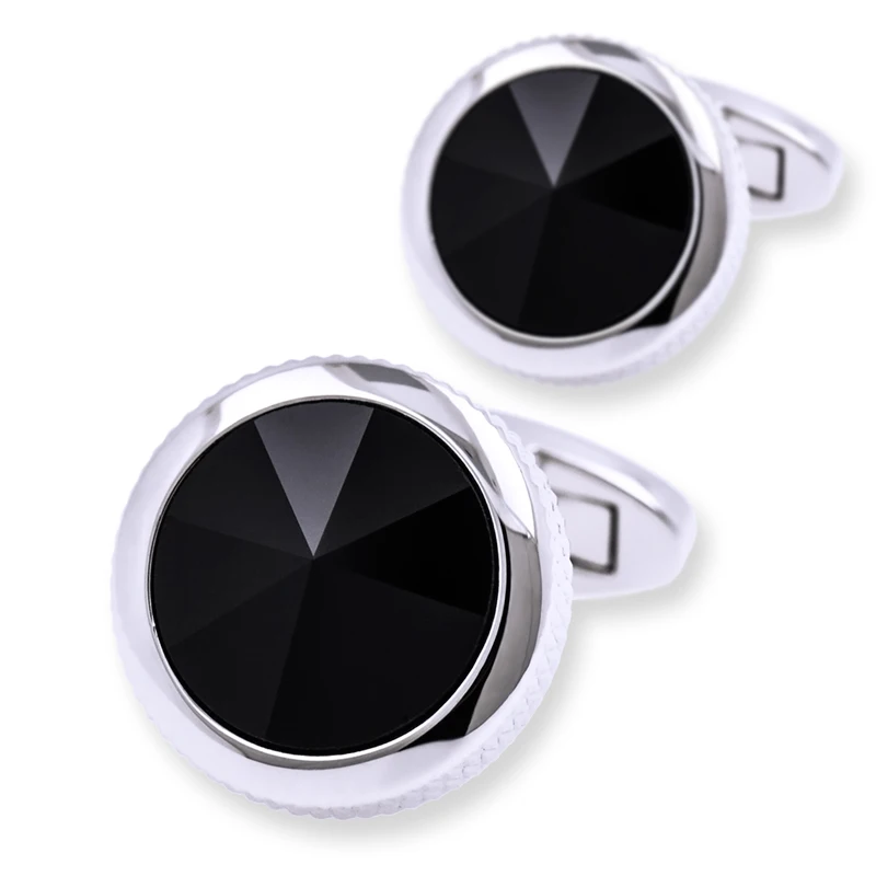 KFLK Jewelry French Shirt Fashion Cufflinks for Mens Brand Cuff links Buttons Black High Quality guests 2017 New Arrivals