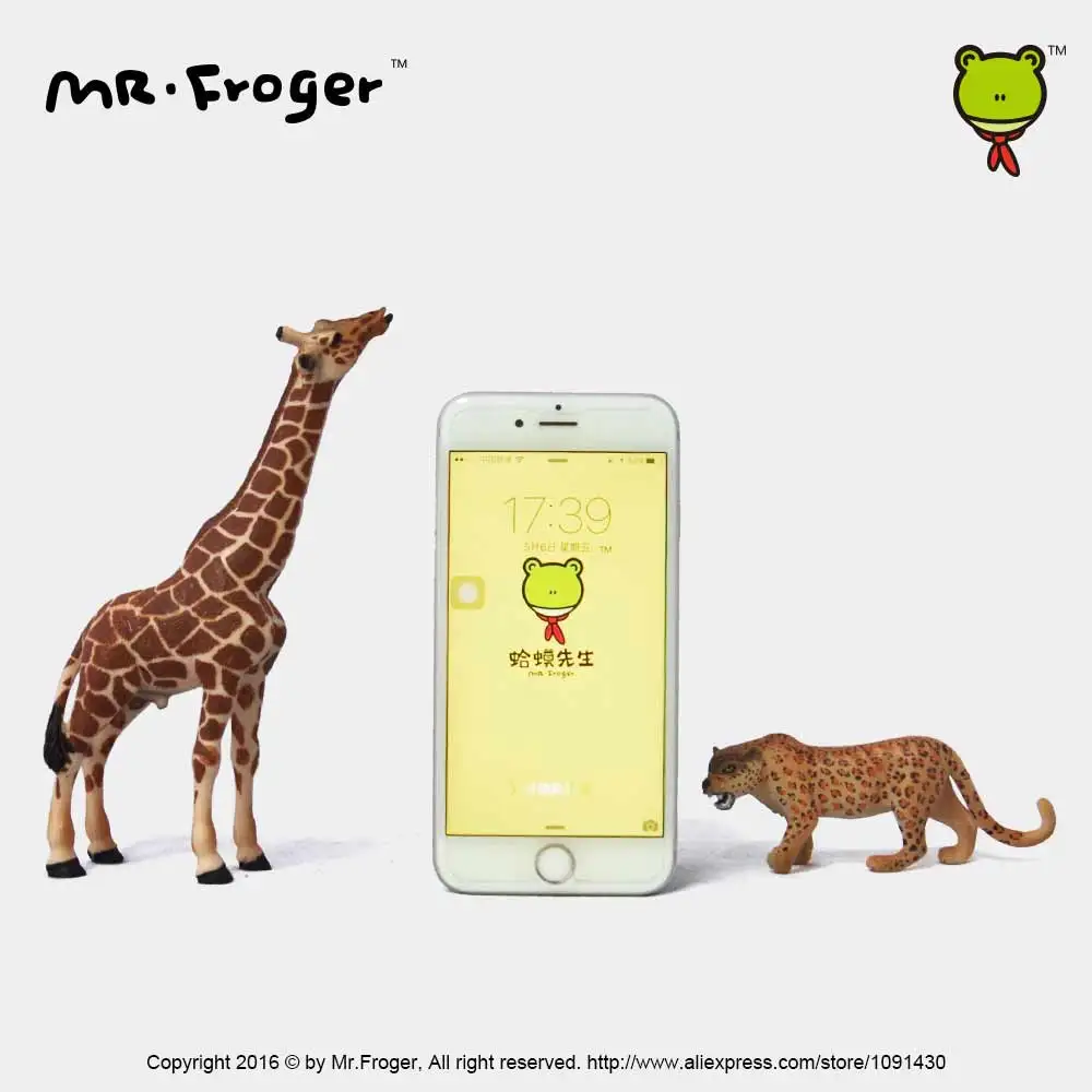 Easyway Zoo Mini Wild Animals Action Figures Set Figurines Kids Toys For Children Wildlife Toys Real Life Animal Model Toy Bear image 6