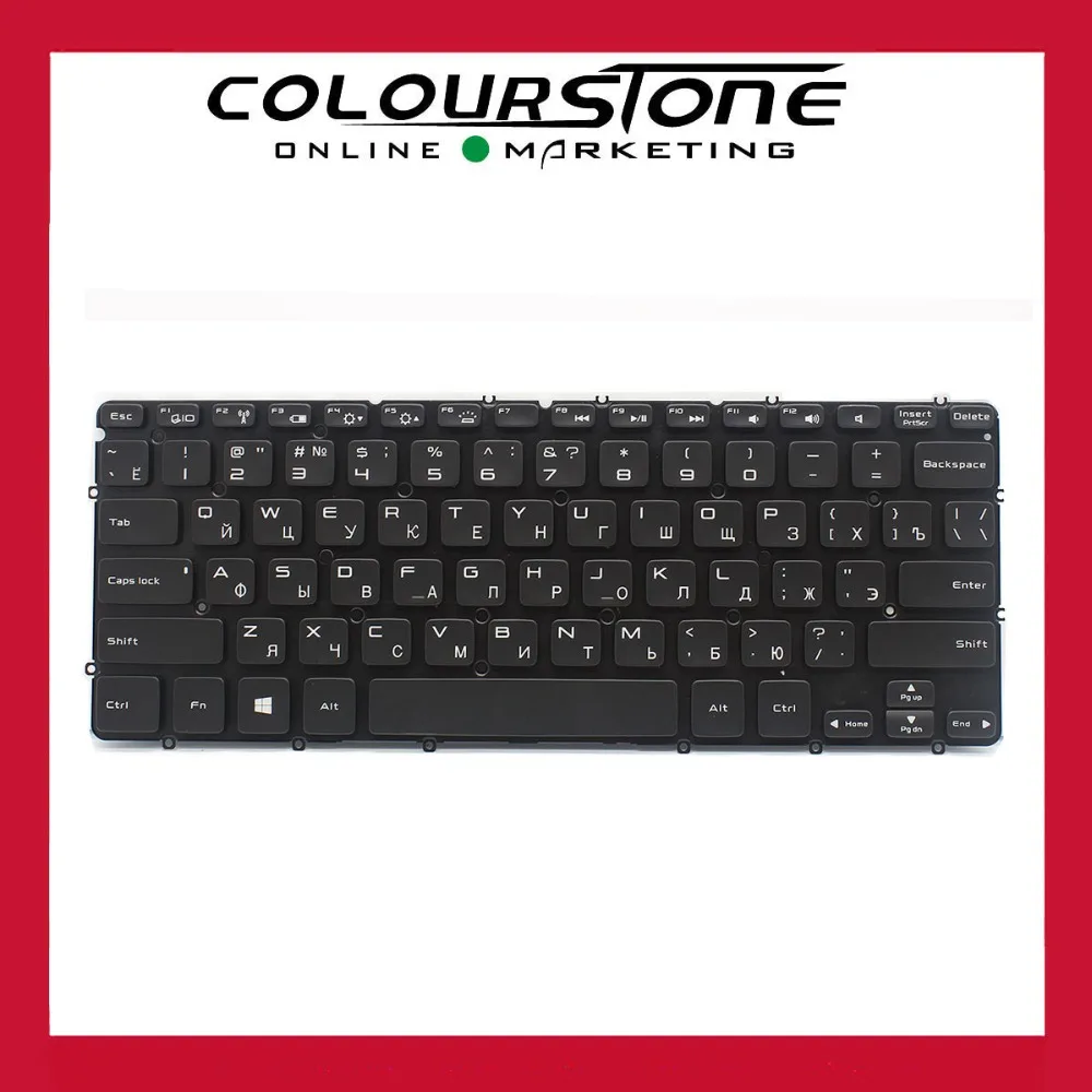 laptop keyboard For Dell XPS 13 9333 L321X L322X Original RU Russia Black laptop backlit keyboard win10