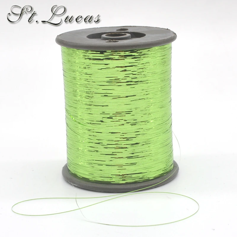 28C Flat wire 8000M/Roll DMC Metallic Embroidery Crochet Threads Knitting Yarn Cross Stitch Threads Sewing accessories diy