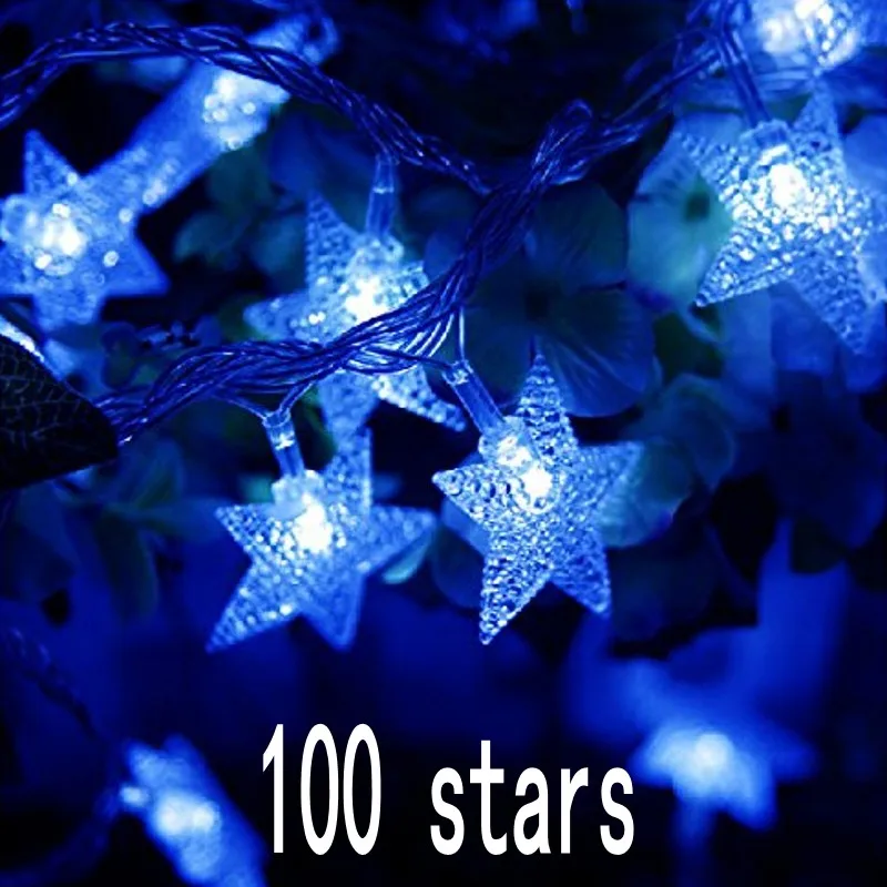 100 Led Starry String Licht 10M Fairy Star String Light Voor Holiday Party Kerstmis Nieuwjaar Wedding Birthday Party decoratie