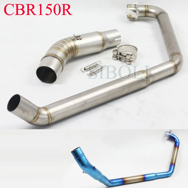 

CBR150R Motorcycle Slip On Link Pipe Modified Header Tube Without Exhaust Muffler For Honda CBR150R AK139