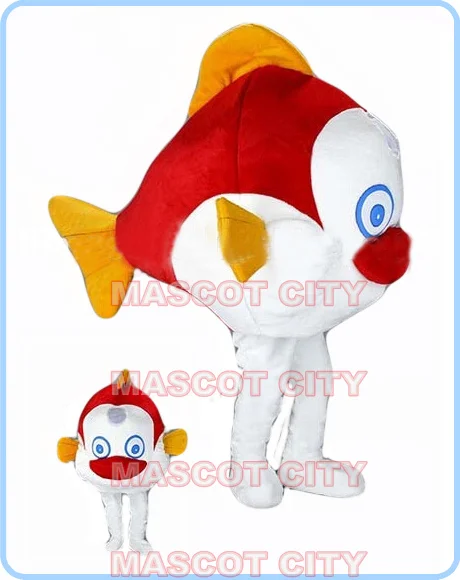 

mascot clown fish mascot costume adult size quality cartoon sea fish theme anime cosplay costumes carnival fancy dress 2609