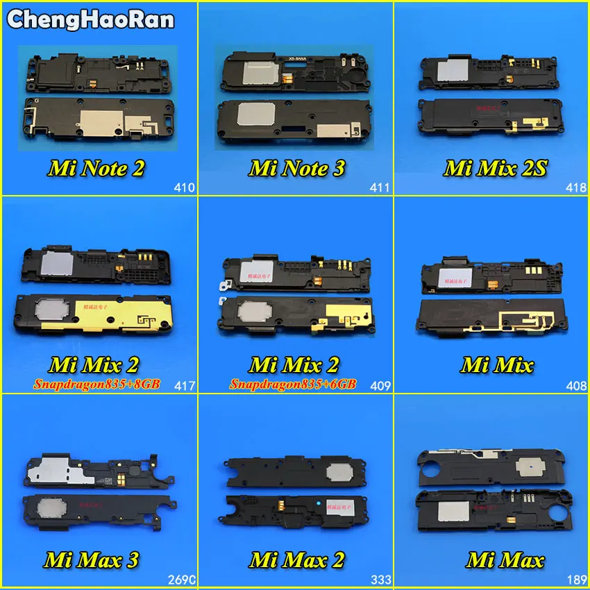 ChengHaoRan 1Piece Loudspeaker Speaker For Xiaomi Note 2 3 Mi Max 2 3 Mix 1 2 2s Loud Speaker Sound Buzzer Ringer Flex Cable