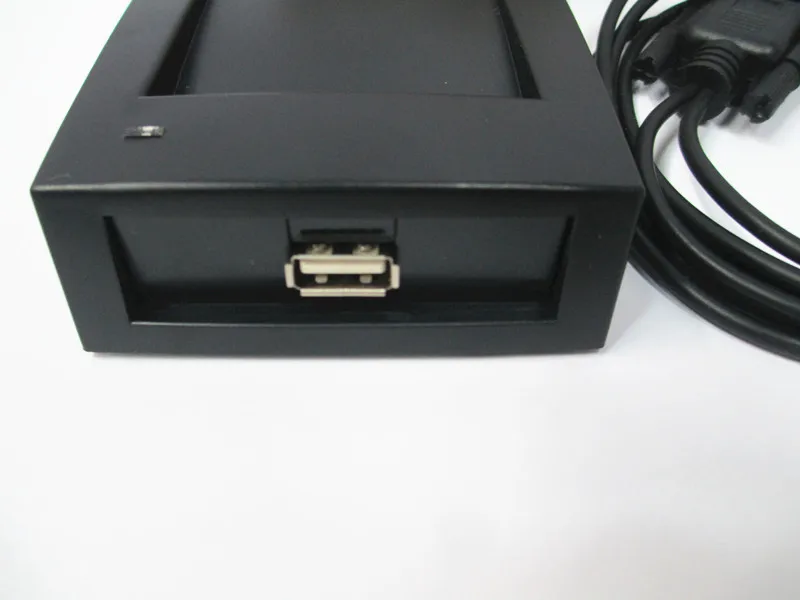 RS232 rfid Reader New Security Black USB 125Khz RFID Proximity Sensor Smart ID Card Reader EM4100