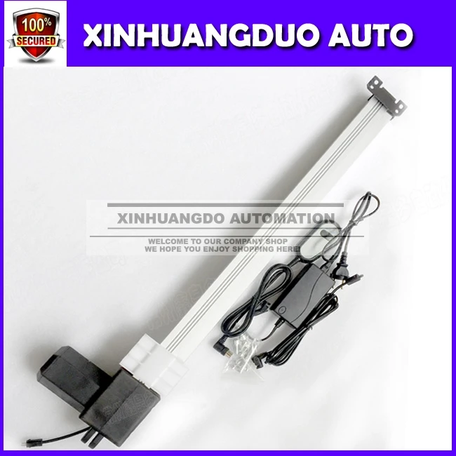 8 inch 200mm stroke D12V/ 24V 20mm/s Heavy Duty Push 150Kg , Motorized Tv Lift Linear Actuator with Wired handle control