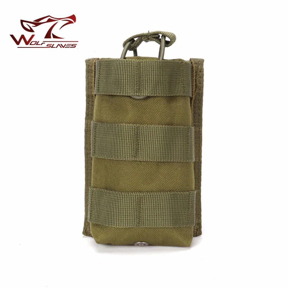 Tactical  Single Molle Magazine Pouch Open Top Multicam Bag For M4 M16 5.56 .223  Airsoft Hunting Rifle Case Camo Bag