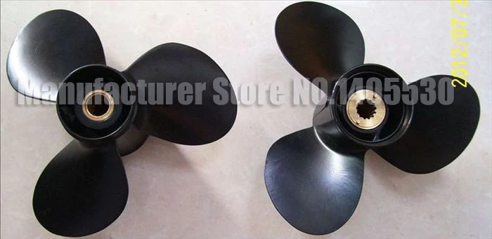 

Marine outboard motor Propeller 13 slots for Mercury 4 stroke 40-50 HP outboard motor 11 5/8x11-G