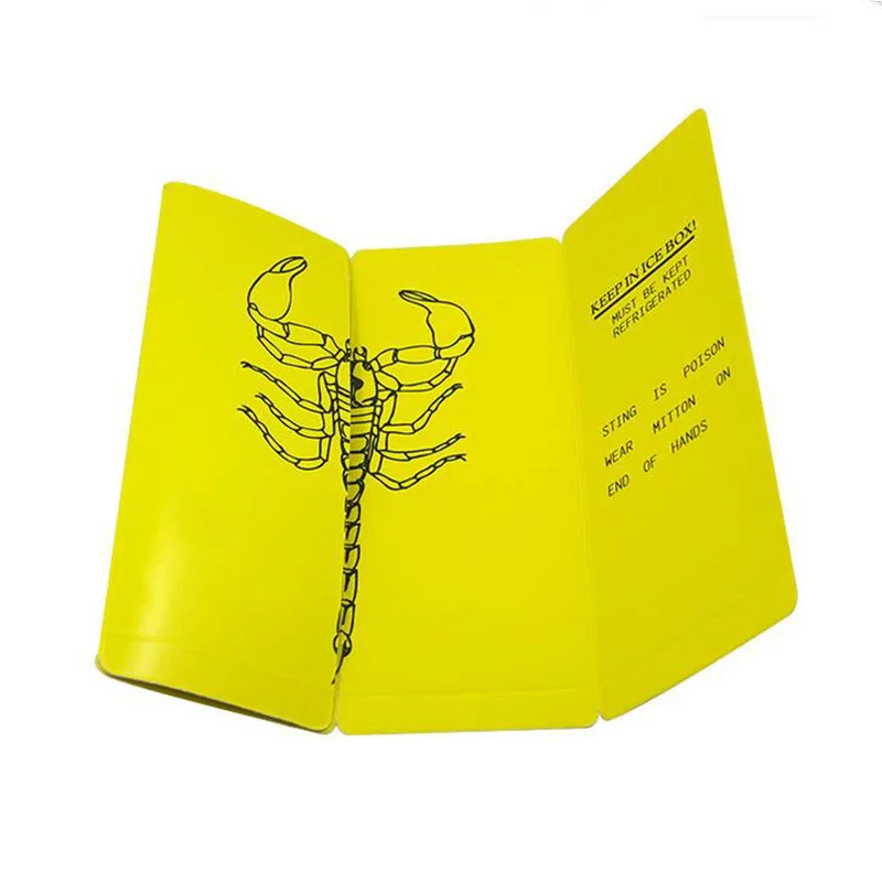 Dried Scorpion Surprise Magic Tricks Comedy Close Up Magie Rattling Scorpion Greetings Card Magia Gimmick Props for Magicians