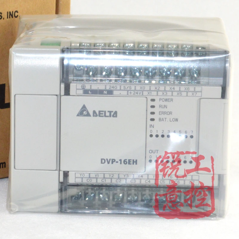 

Original Delta DVP16EH00R3 PLC EH3 series 100-240VAC 8DI 8DO Relay output Programmable controller