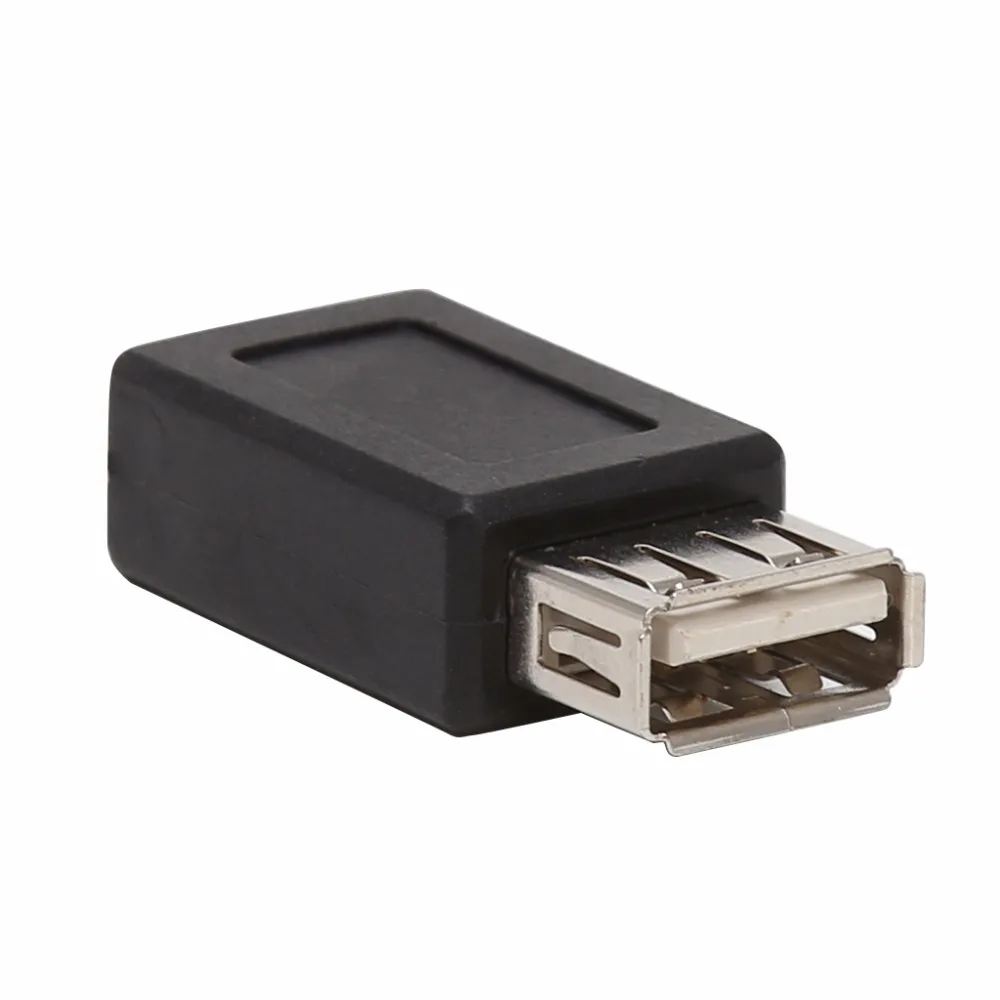 2 ชิ้น/เซ็ต USB 2.0 ประเภท A ถึง Micro USB ประเภท B 5Pin หญิงแปลงอะแดปเตอร์