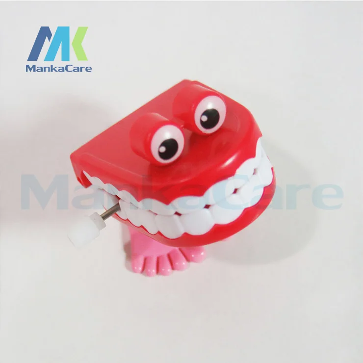 20 Pcs Children's toys on the chain / chain jumping tooth / strange new toy /cute playful children's plastic toys Dental gifts