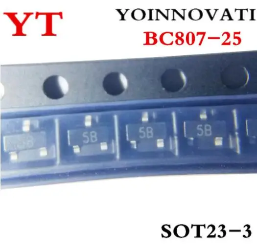 100Pcs/Lot BC807-25…