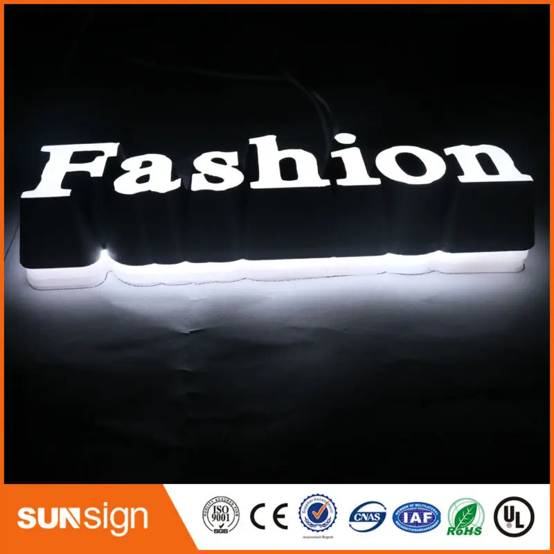 Custom fashion hair cuts led sign