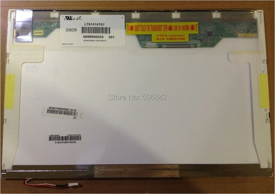

14.1" Laptop Screen LTN141AT07 LCD Display Panel 1280*800