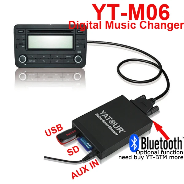 Yatour digital car audio USB SD AUX IN interfaces player for Suzuki Clarion CE-NET radios