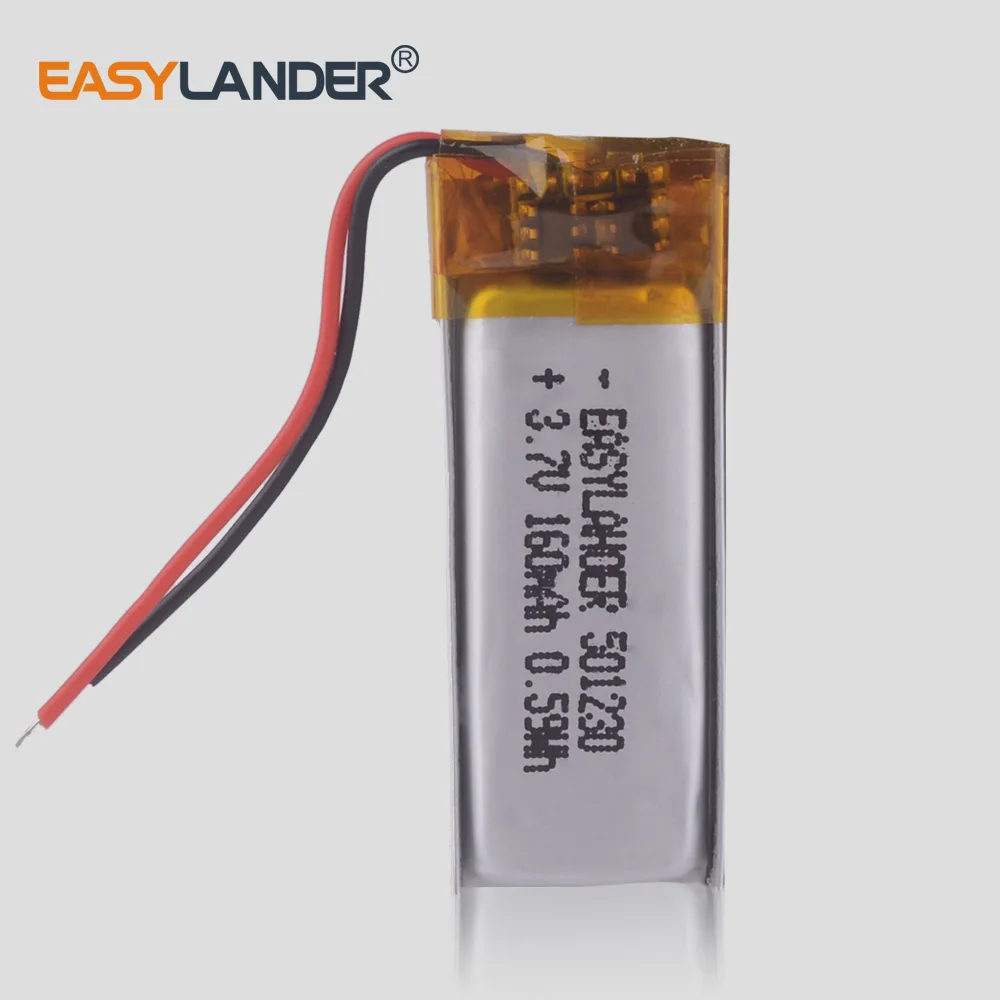 battery 501230 160MAH BT150 Bluetooth Headset 3.7V lithium polymer battery