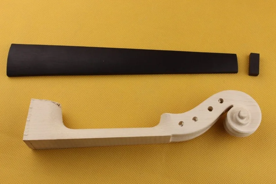 1pc 4/4 Violin Student White Neck+ Natural Ebony Fingerboard Violin Parts