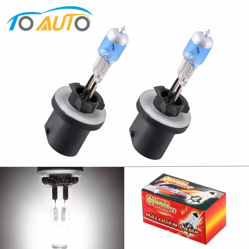 2pcs 880 890 PGJ13 Super Bright White Fog Halogen Bulb Bright Power 27W Car Head Lamp Light 12V parking car light source H27W/1